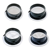 Diffuseur d'air rond en plastique, nouvelle vente chaude, ABS, maille serrée, échange d'air, sortie d'air, utilisation en hôpital, centre commercial, école, ventilation