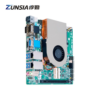 Carte mère d'ordinateur industriel Zunsia Phytium D2000 +X100 X86 2*DDR4 PCIe_X16 6COM VGA LVDS Dual Lan Mini ITX