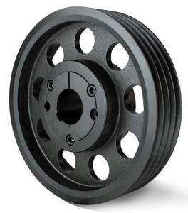 Chinesisches Gusseisen-Schwerkohleisen-Harz-Sand-Kranrad V-Riemenscheibe Schwungrad für Aufzüge - Product Image 1