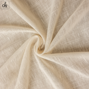 Tissu gazeux aspect <span class=keywords><strong>lin</strong></span> 6002 pour rideaux, faible MOQ <span class=keywords><strong>au</strong></span> mètre, léger avec texture naturelle - Product Image 2