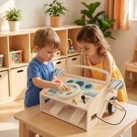 Jouet de conduite en bois réaliste pour enfants, volant de console de voiture interactif, jouet éducatif sensoriel pour la petite enfance