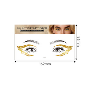 Pegatinas <span class=keywords><strong>de</strong></span> <span class=keywords><strong>Tatuajes</strong></span> con Formas Geométricas Estampadas en Oro, Estéticas, Resistentes al Agua y al Sudor, <span class=keywords><strong>de</strong></span> Larga Duración, <span class=keywords><strong>Temporales</strong></span>, para Maquillaje <span class=keywords><strong>de</strong></span> Fiesta - Product Image 1