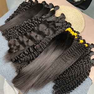Capelli all'ingrosso per trecce <span class=keywords><strong>senza</strong></span> nodi 16-30 pollici 12A <span class=keywords><strong>senza</strong></span> trama, capelli sfusi, trecce bohémien umide <span class=keywords><strong>e</strong></span> ondulate, extension di capelli umani - Product Image 2
