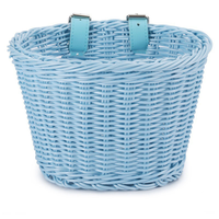 Adorable panier de vélo pour enfants en forme de D avec guidon avant Améliorez votre vélo avec ce panier en osier attrayant