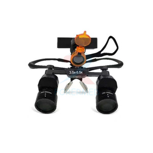 Campo de visión Hd Lupa dental 3,5-5.5x Operación de aumento Lupa de ángulo portátil Faro inalámbrico LED - Product Image 3