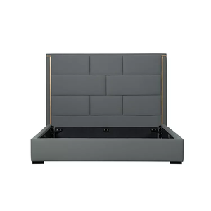 Conjunto de muebles de dormitorio de lujo, marco de <span class=keywords><strong>cama</strong></span> de tamaño King con almacenamiento - Product Image 4