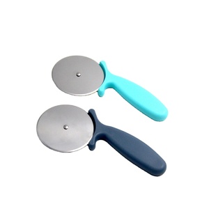 DTK Nouveau Design Bleu Série D'ustensiles de Cuisine En Acier Inoxydable <span class=keywords><strong>Roulette</strong></span> À <span class=keywords><strong>Pizza</strong></span> Avec Poignée EN PP - Product Image 1