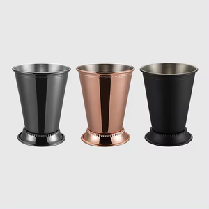 Vendita diretta in fabbrica in acciaio inox argento <span class=keywords><strong>nero</strong></span> <span class=keywords><strong>oro</strong></span> birra caffè 120oz 14oz Mojito menta Julep tazza per bevande miste - Product Image 3