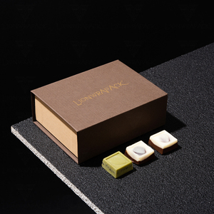 Tùy chỉnh in sô cô la bao bì hộp | lionwrapack cấp thực phẩm bản lề Hộp quà tặng cho Macarons, cookies-OEM bán buôn - Product Image 1