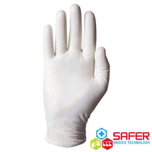 Gants d'examen jetables en latex poudré, imperméables, de qualité alimentaire, fabriqués en Malaisie - Product Image 2