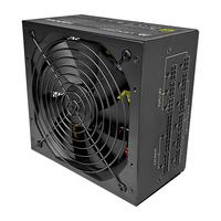 Fuente de Alimentación para Juegos de PC 80Plus Gold de 600W/650W, Totalmente Modular, para Gamers