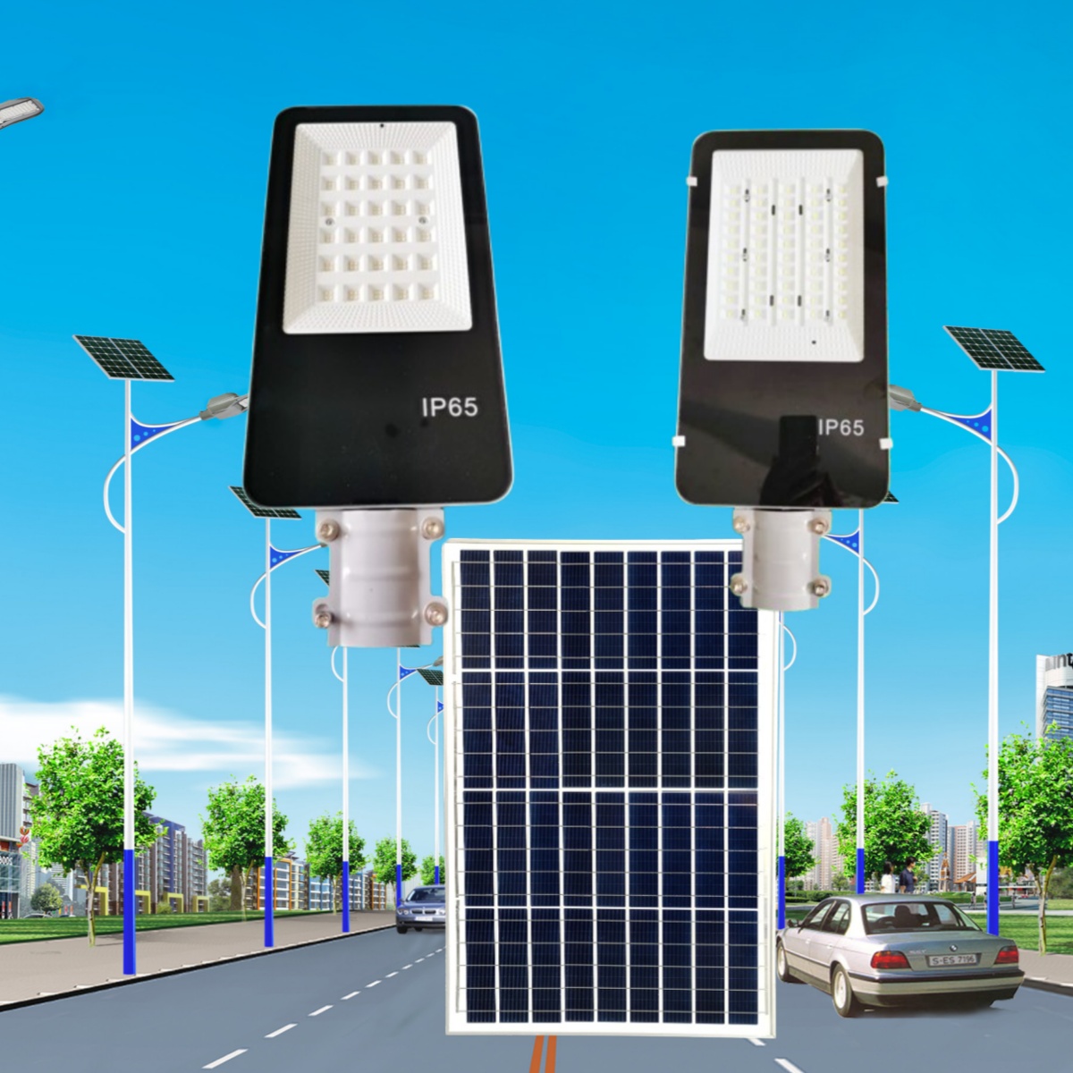 Professional Separated Solar Street Light Outdoor Solar Led Lamp High Lumen for High Way Garden Bus Station Gas Road