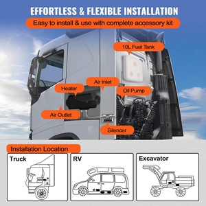 Chauffage Diesel de camion <span class=keywords><strong>autonome</strong></span> 5KW 12V/24V <span class=keywords><strong>pour</strong></span> le chauffage de caravane de <span class=keywords><strong>voiture</strong></span> d'état neuf de stationnement d'air - Product Image 4