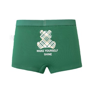 Caleçons Boxers en Coton Pur pour Hommes et Garçons, Motif Ours de Dessin Animé, Taille Mi-Haute, <span class=keywords><strong>Sous</strong></span>-vêtements ODM pour Enfants et Étudiants - Product Image 5