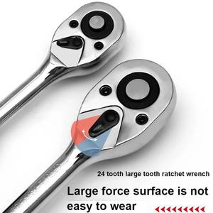 Wholesale 12 in 1 Combination Set Vanadium Steel Torque <b>Ratchet</b> Wrench 1/4 "3/8" 1/2 " Universal Vehicle Cycle <b>Socket</b> Kit - Product Image 2