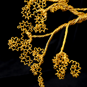 Wholesale Healing DIY Folk Crafts Golden Plated Copper Wrapped Semi-processed Money <b>Tree</b> for Feng Shui Decoration - Product Image 6