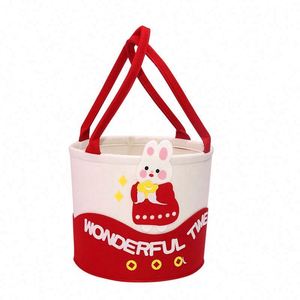 Petit sac fourre-tout pour promotions, sac en feutre pour bonbons pour enfants, sacs à friandises mignons pour la Saint-Valentin, anniversaire, mariage, cadeaux de fête - Product Image 4