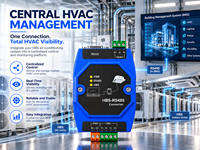 Convertisseur HBS1001 Milesgo, passerelle de protocole industriel pour CVC, BMS, automatisation des bâtiments, IoT intelligent et systèmes de contrôle