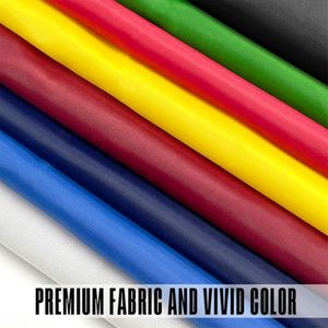 ธงเยอรมนีแบบสามเหลี่ยมขนาด 3x5 ฟุต ผ้าโพลีเอสเตอร์ชั้นเดียว พร้อมห่วงทองเหลืองสองอัน สำหรับตกแต่งแขวนผนังทั้งภายในและภายนอกอาคาร - Product Image 5