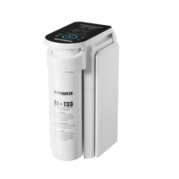 Système de filtration d'eau par osmose inverse sans réservoir sous l'évier avec rappel de vidange automatique et élimination du TDS au post-carbone, 800 GPD