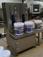 Machine de scellage de remplissage de tambour d'huile en gros/Machine de scellage de remplissage de seaux de peinture/Machine de scellage de couvercle de seau de revêtement en plastique Commercial