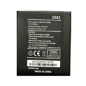 פופולרי 1200mAh טלפון סלולרי סוללה 2502 עבור Wiko סאני נייד טלפון סוללה סוללות החלפת ממפעל