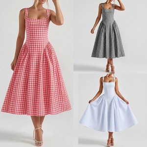 Nuovo Arrivo Primavera 2026: Abito Casual Senza Spalline Antirughe Elegante e alla Moda per Donna, Stile Europeo-Americano, Ideale per il Tempo Libero - Product Image 2
