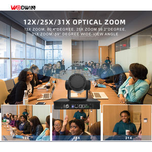 Système audio de vidéoconférence 4K NDI HX3 avec suivi automatique 12X 25X 31x <span class=keywords><strong>zoom</strong></span> optique avec POE Living Stream Caméra PTZ 4K NDI IP SDI - Product Image 4