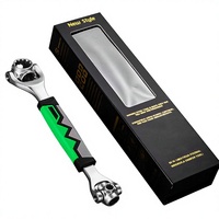 Coffret cadeau : Clé à molette industrielle en caoutchouc, outil multifonction, ensemble de perceuses hydrauliques, outils à main à percussion, ensemble de clés à cliquet à tête flexible