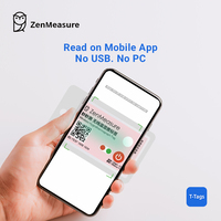ZenMeasure Mendukung Tag Suhu Nirkabel Khusus untuk Pengukuran Tubuh yang Ramping dan Kecil, untuk Ruang Penyimpanan Produk Segar