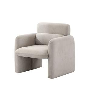 Commercio all'ingrosso moderno elegante orsacchiotto in pile divano singolo sedia con braccioli <span class=keywords><strong>e</strong></span> cuscino accento sedia per sala da pranzo soggiorno camera da letto - Product Image 1