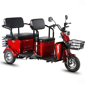 Scooter elétrico adulto de 3 rodas para carga de passageiros, fabricantes de transporte rápido, triciclos motorizados elétricos para lazer