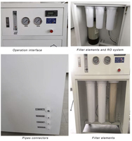 Système d'eau déionisée, machine à eau ultra pure, purificateur d'eau 45H/L, osmose inverse pour analyseur biochimique de laboratoire