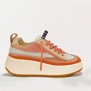 OEM Baskets décontractées <span class=keywords><strong>pour</strong></span> femmes Talons hauts Plateforme Tennis Sports Automne Hiver Fond épais Marche Nouvelles Chaussures vulcanisées respirantes - Product Image 4