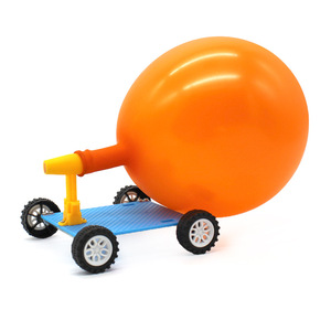 Kit de juguetes científicos con forma de coche de globos para niños, experimento educativo STEM, forma geométrica de plástico, 4-6 años - Product Image 1