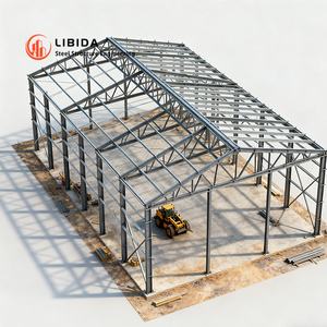 Vorgefertigte Industrie fabrik Stahl metall gebäude Stahl konstruktion Fabrik Vorgefertigtes Gebäude lager - Product Image 1