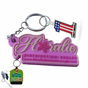 Chịu nước PVC Phi Hành Gia búp bê <span class=keywords><strong>robot</strong></span> tùy chỉnh TAG Trọng lượng nhẹ sắt Carabiner Keychain handmade nhựa móc khóa - Product Image 1