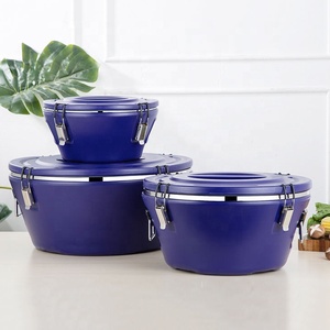 Thương mại thép không gỉ nhiệt bảo quản nồi hai lớp cách nhiệt Thùng thực phẩm ấm hơn thực phẩm lưu trữ và container - Product Image 1