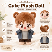 OEM ODM Haute Qualité Professionnel Créez Votre Propre Peluche Personnalisée Mascotte en Peluche Poupées Personnalisées Mascotte Rembourrée