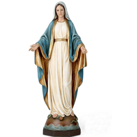 BSCI Usine Résine Statue de Saint Pierre l'Apôtre Avec Clés Cadeaux Religieux Décor À La Maison