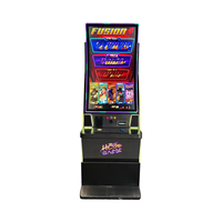 Nouvelle armoire de jeu en métal Fusion 4 43 pouces jeu incurvé écran tactile vitrine Arcade Machine compétence Machine jeu Machine