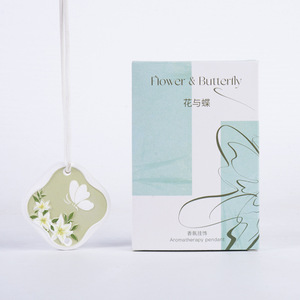<b>Flower</b> & Butterfly Aromatherapy Pendant Plaster Fragrance Hanging For Home Car 60 90 Days Duration - Product Image 5