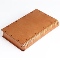Caja Rectangular Cortada con Láser SVG, Caja de Almacenamiento Moderna con Bisagras para Glowforge, Caja de Madera para Recuerdos, Plan para XTool