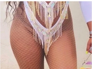 Pequeno Trama Cor Salmão Carnaval V-cut Não Glitter Meias para Preto Pele Castanha Mulheres Resistentes Meias Glitter Ouro - Product Image 3