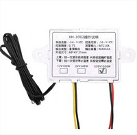Thermostat numérique LED XH-W3002 W3002 AC 12V 24V 220V, régulateur de température, interrupteur de contrôle, compteur