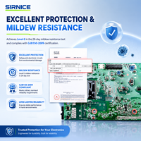 Recubrimiento Conformal de Silicona SIRNICE para PCB Electrónicos GJB 150-2009 CA1001 Sin Halógenos -60°C a 280°C Temperatura de Funcionamiento