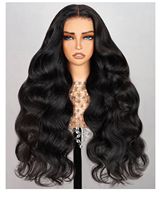 Wig rambut manusia Vietnam asli 13x6, gelombang natural, wig lace front, rambut manusia grosir, wig lace frontal HD tanpa lem untuk wanita kulit hitam
