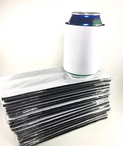 Garrafa portátil de neoprene para subolmação, embalagem de logotipo, latas de cerveja
