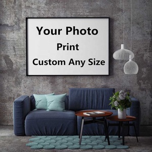 Dipinti murali su tela a 1 pannello personalizzati <span class=keywords><strong>Poster</strong></span> decorativo a olio medio per la vita di matrimonio in famiglia e foto di compleanno regali creativi - Product Image 3