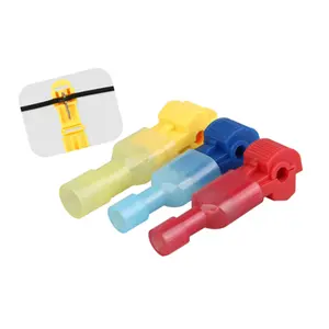 red blue yellow 10-12 14-16 22-18awg t-tap quick splice wire connectors electrical crimp terminal set quick splice connector